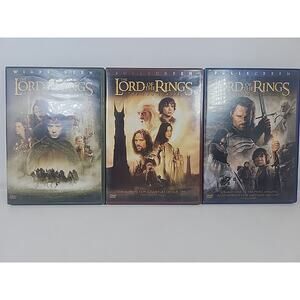 Lord of the Rings Trilogy DVD Movies - 6 Discs Set